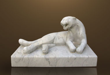 Skulptur "Leopard"