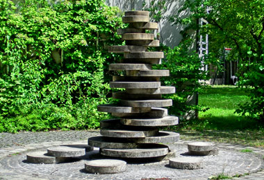 Skulptur "Scheiben"